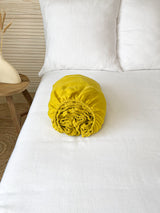 Yellow Linen Fitted Sheet