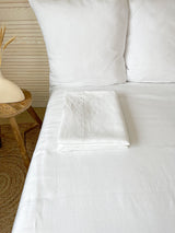 White Linen Flat Sheet