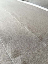 Dark Gray Linen Flat Sheet