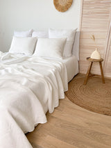 Off White Linen Summer Cover