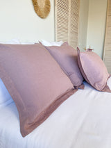 Dusty Pink Linen Pillow Sham