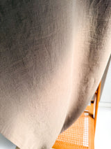 Medium Weight Washed Linen Curtains - Brown (Set of 2)