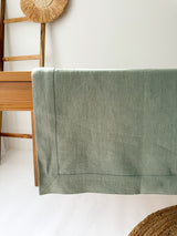 Sage Green Linen Tablecloth