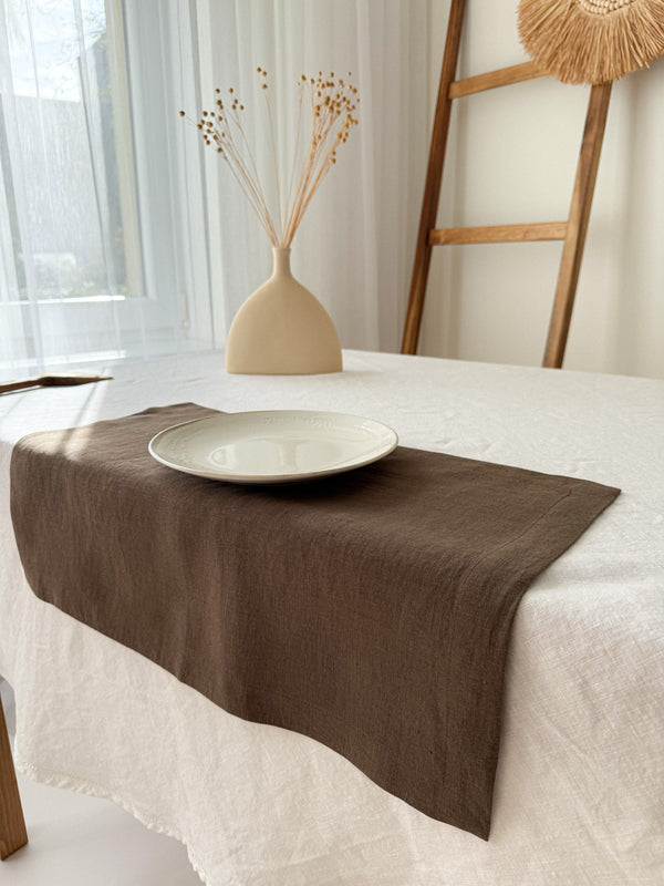 Brown Linen Placemat