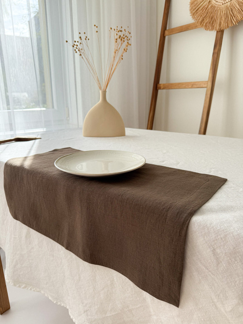 Brown Linen Placemat
