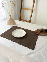 Brown Linen Placemat