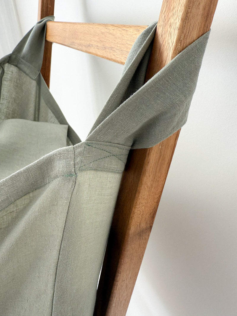 Hanging Linen Laundry Bag