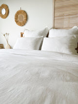 Off White Linen Duvet Cover