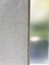 Medium Weight Washed Linen Curtains - Off White (Set of 2)