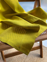 Medium Weight Washed Linen Curtains - Yellow (Set of 2)