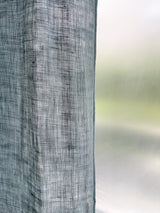 Stone Blue Sheer Linen Curtain