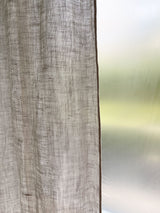 Light Gray Sheer Linen Curtain