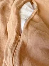 Tan Linen Quilt Cover set