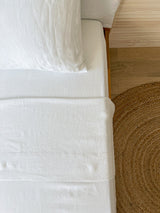 White Linen Flat Sheet