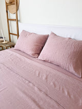 Light Pink Linen Sheet set