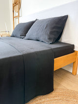 Black Linen Sheet set