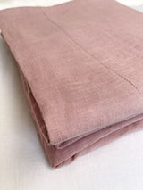 Light Pink Linen Flat Sheet