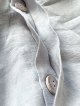 Light Grey Linen Duvet Cover set