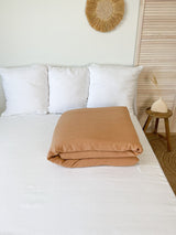 Tan Linen Duvet Cover