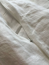 White Linen Quilt Cover set