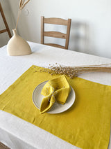 Yellow Linen Napkin