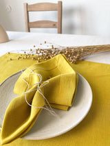 Yellow Linen Napkin