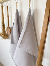 Light Grey Linen Tea Towel