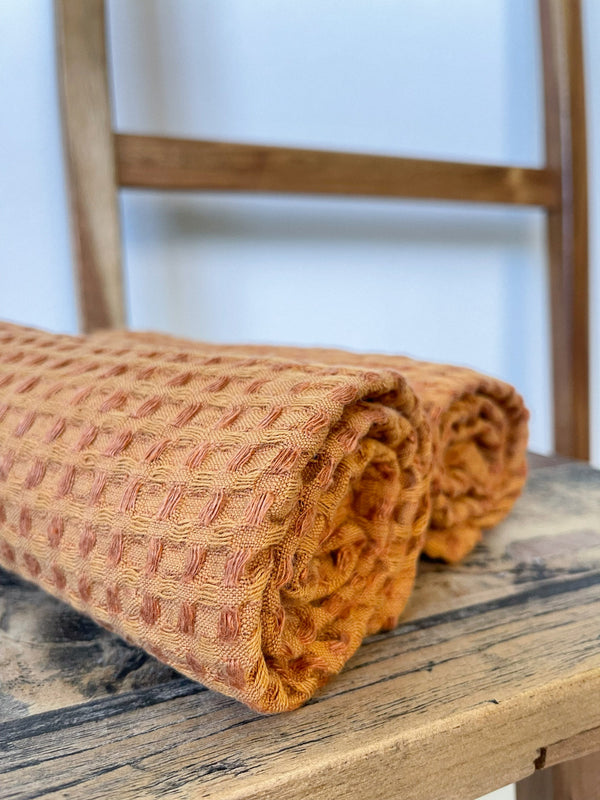 Cinnamon Waffle Hand Towel