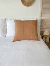 Tan Linen Pillowcase