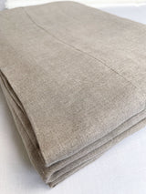 Beige Linen Flat Sheet