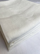 Off White Linen Flat Sheet