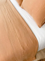 Tan Linen Flat Sheet